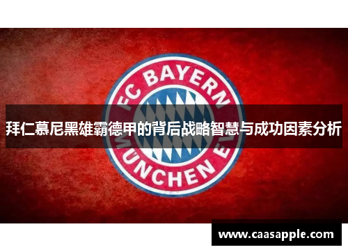 拜仁慕尼黑雄霸德甲的背后战略智慧与成功因素分析